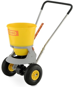 Posypový vozík CEMO SW 20-C kompozitní, rozmetací šedo/oranžový